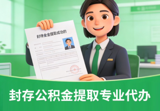 张家口封存公积金代办提取